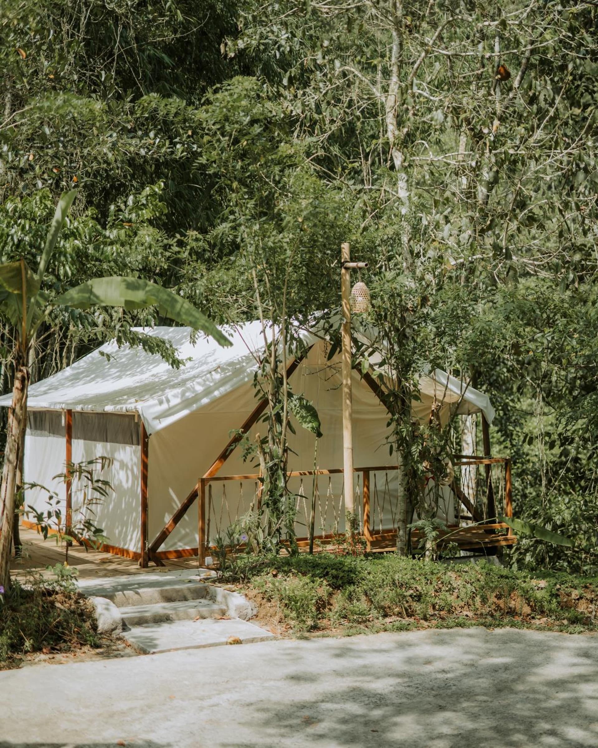 Glamping tent in Pelaga Eco Park