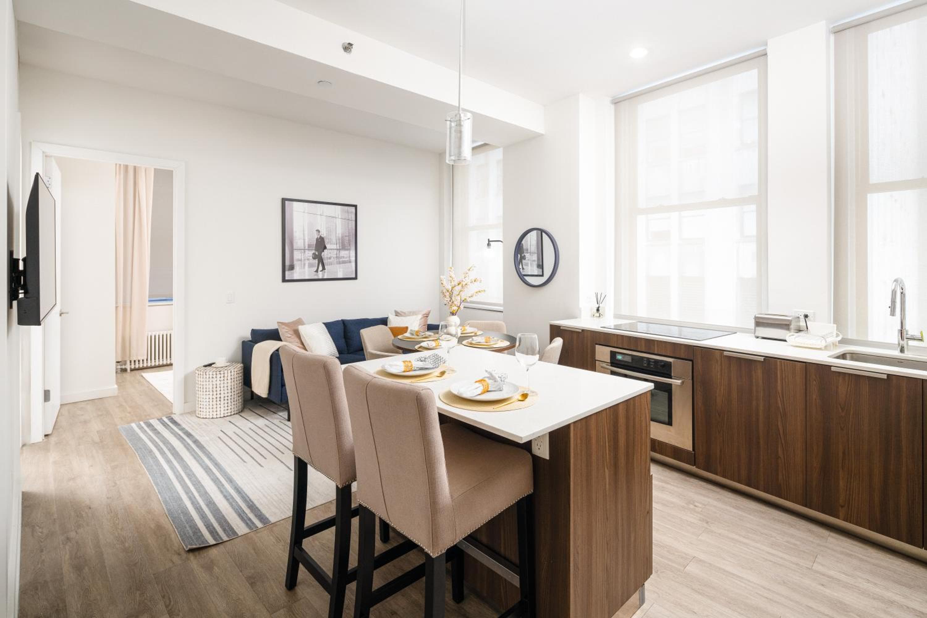 Luxury 2BD nr Wall St Gym Rooftop w/d