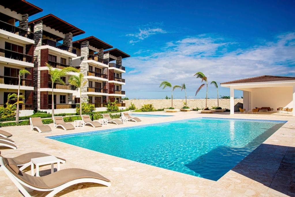 Beautiful Village 3 bedrooms Furnished Pool residencial Velero punta cana