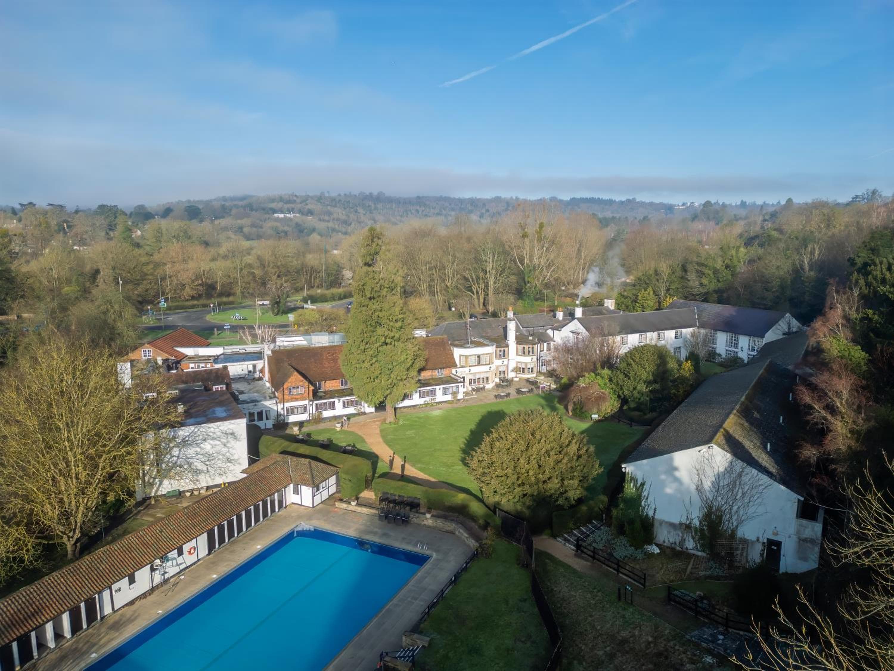 Sunday Box Hill Burford Bridge Hotel