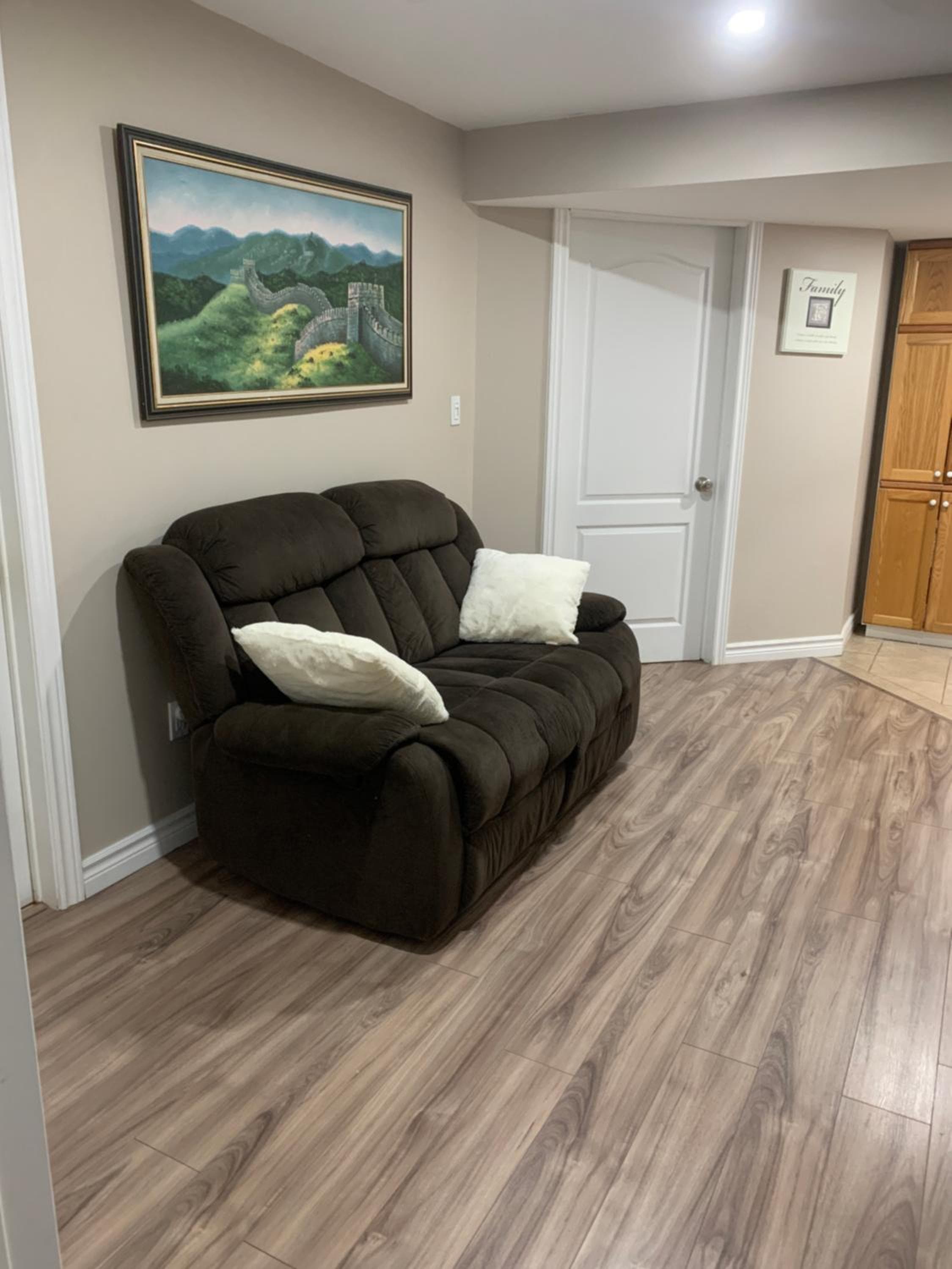 1 room in a cozy and beautiful basement