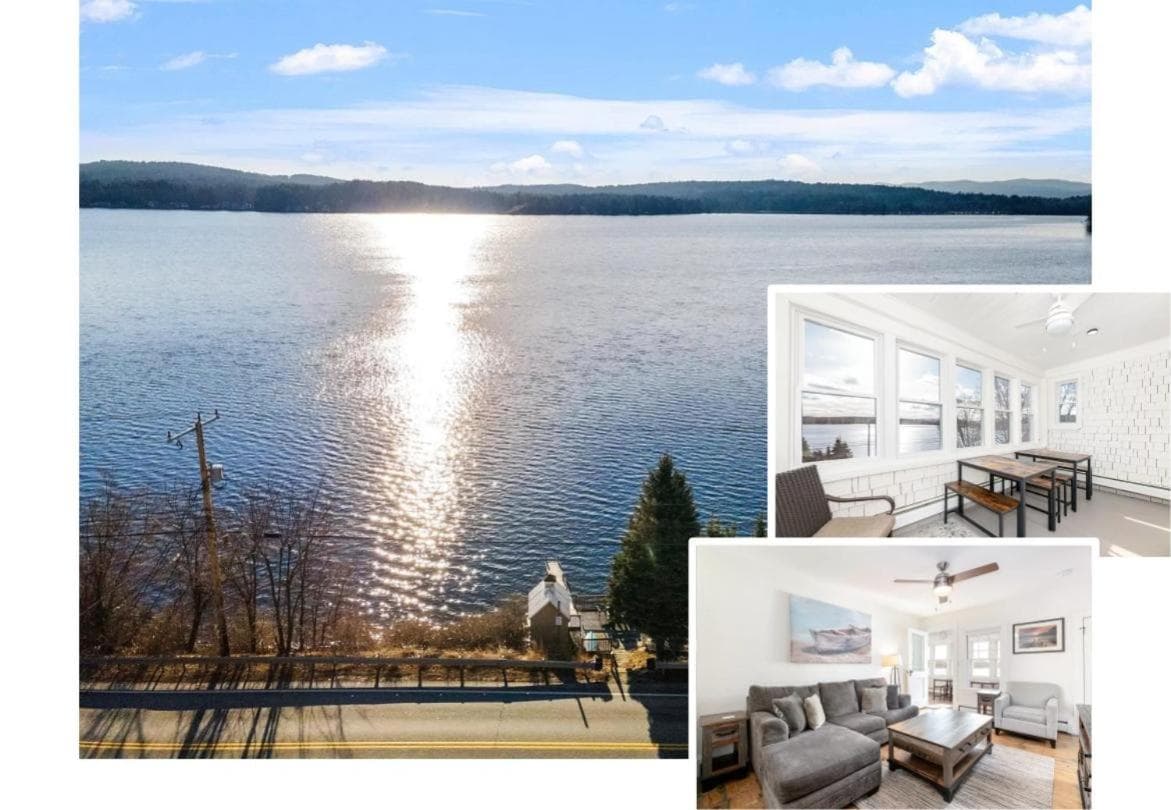 Majestic Lakeview Duplex Apt for 8! Fully furnished and ready for your getaway!