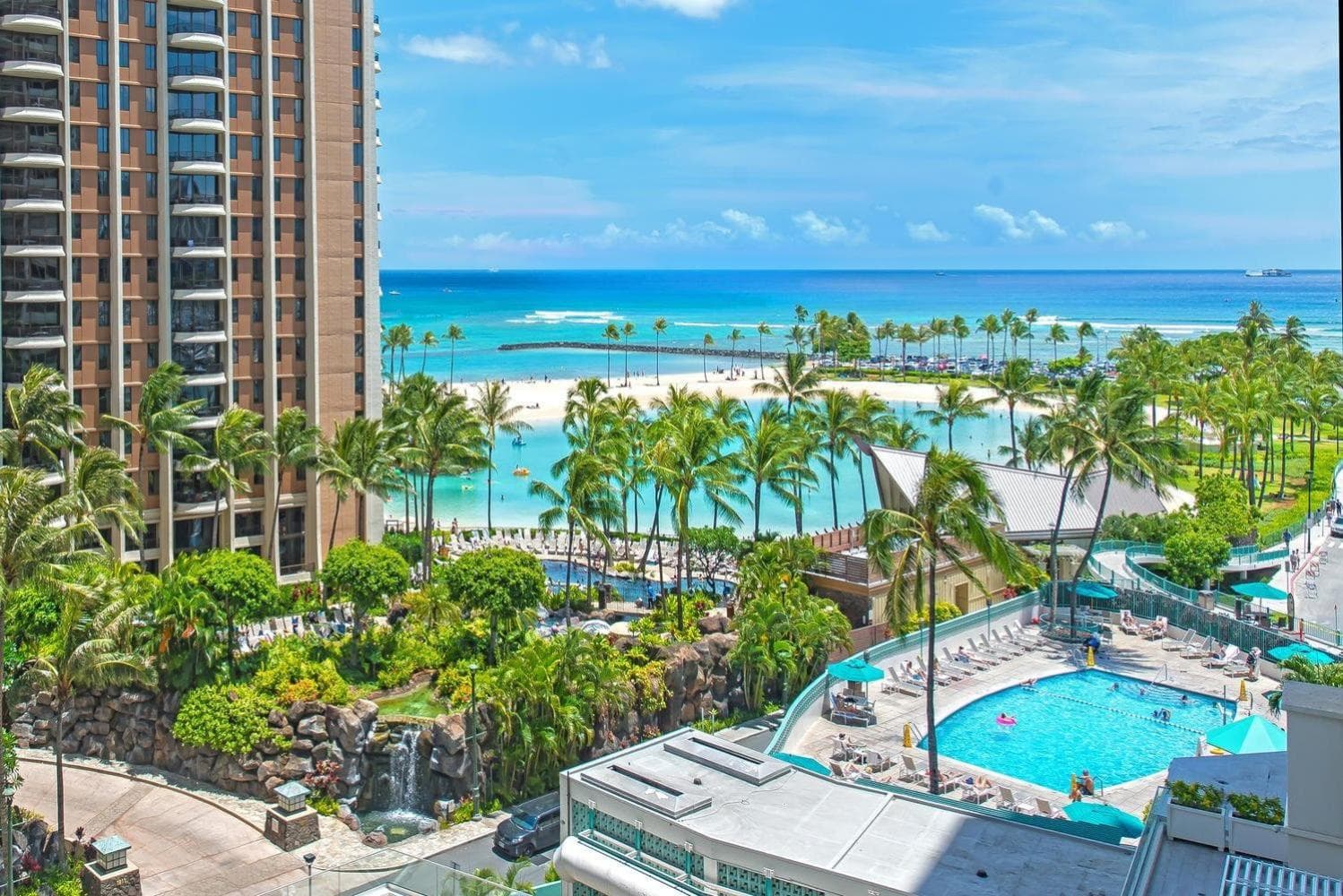 Two Bedroom Condo Overlooking Ala Wai Boat Harbor Unit 1744