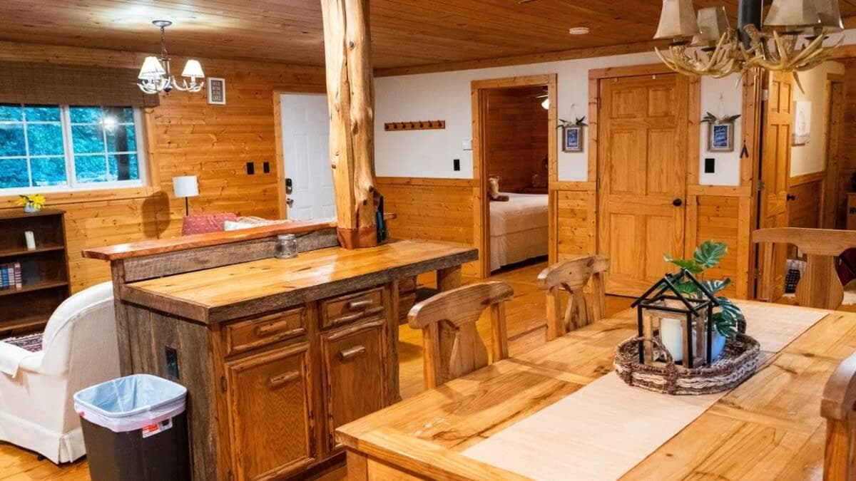 Secluded 3BR 1BA Cabin for Cozy Living