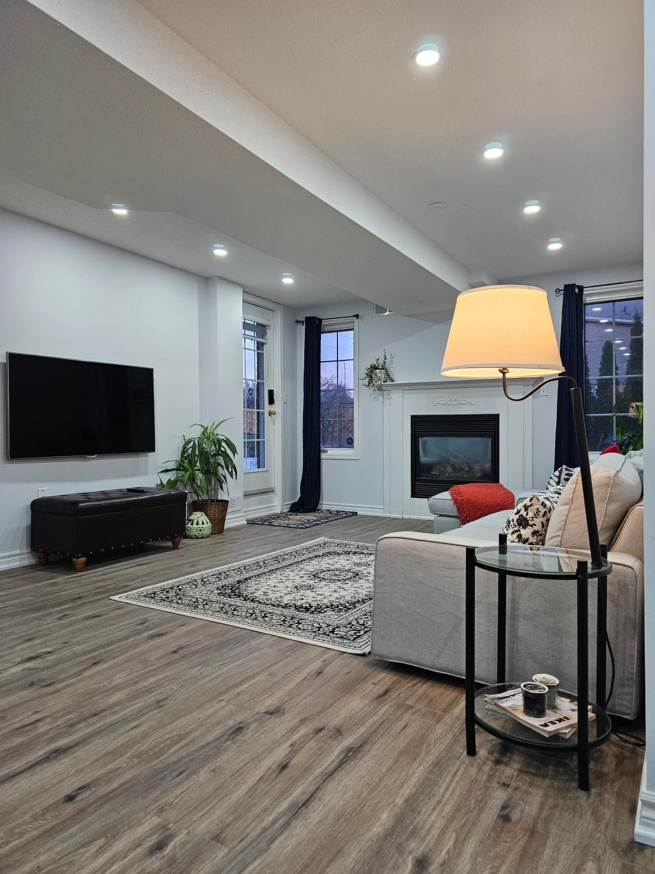 Poolside entire lower level apt