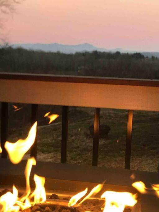 A beautiful sunset cottage