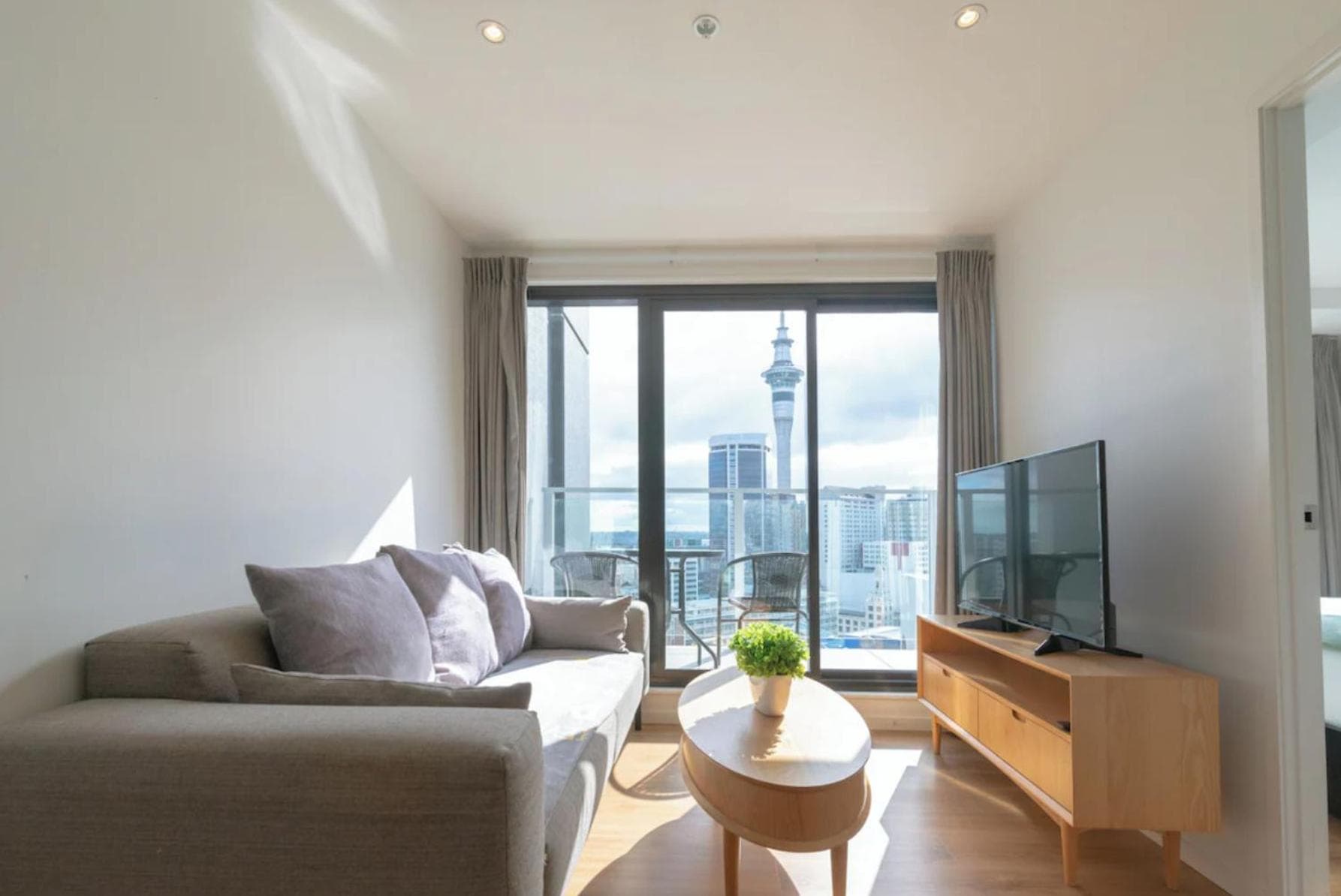 Skytower and City View 2 Bedroom Apartment on High Floor