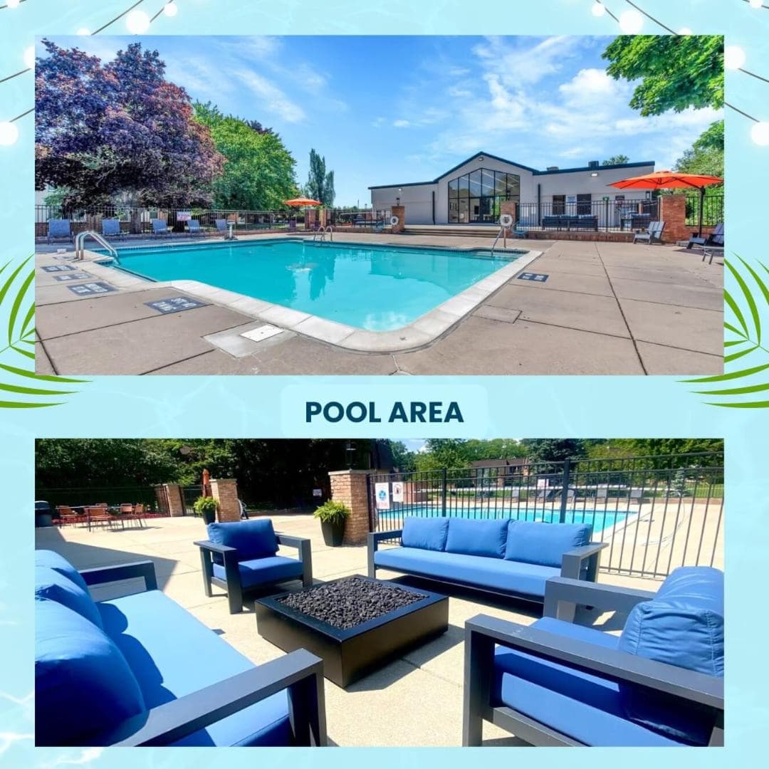 Rochester Hills Two-Bedroom Two-Bathroom Tranquility