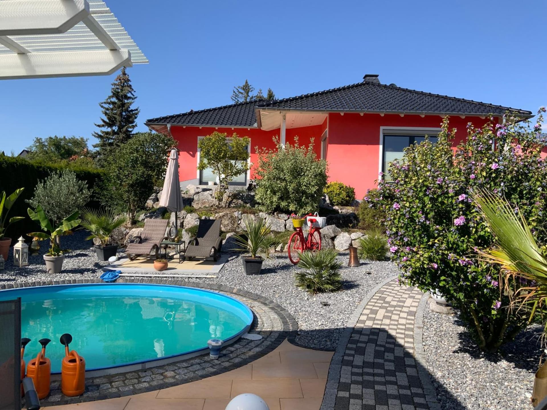 Ferienhaus Lübke, Wohnung 1 Gartenblick