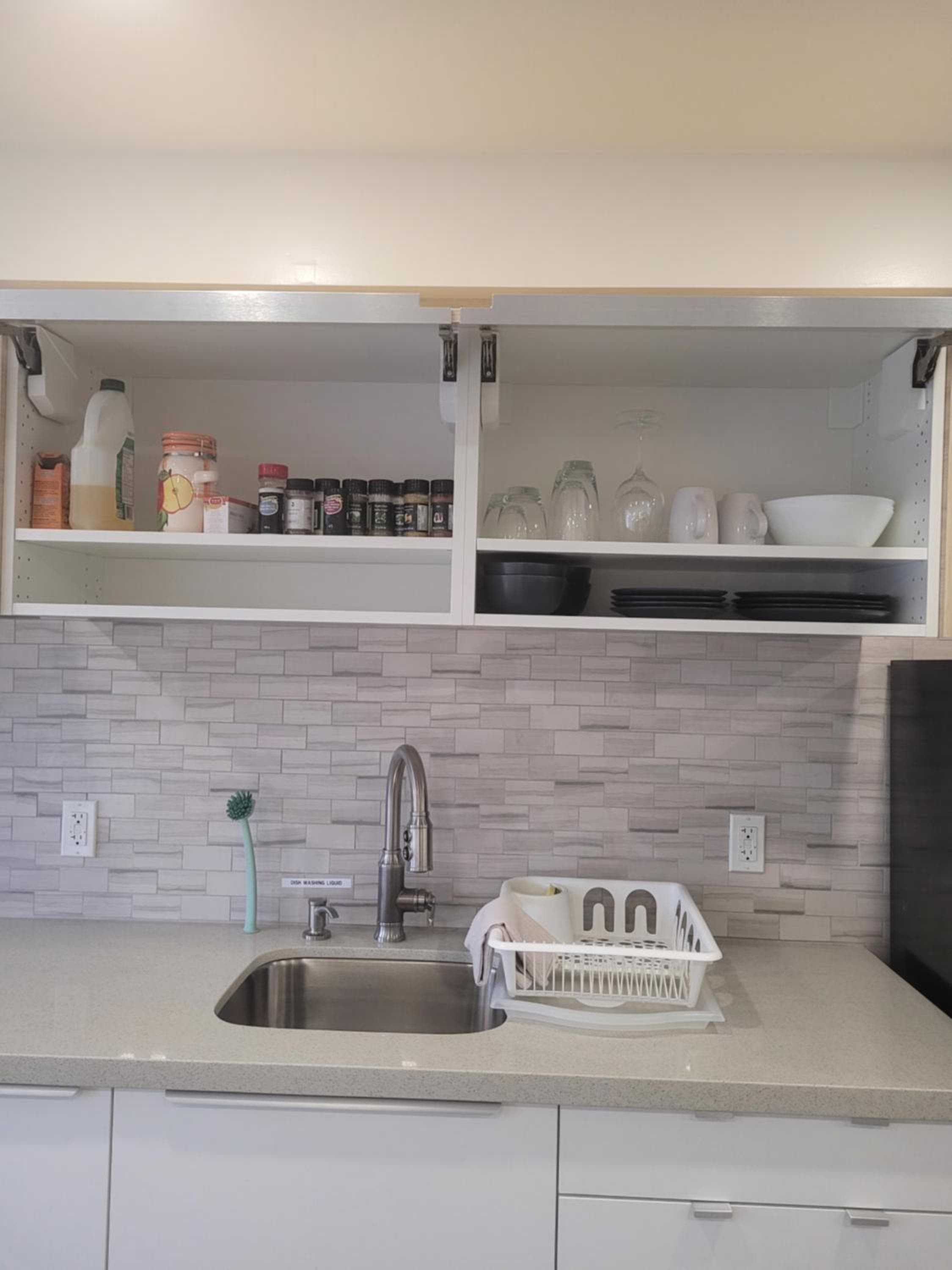 Modern studio with kitchenette and bath
