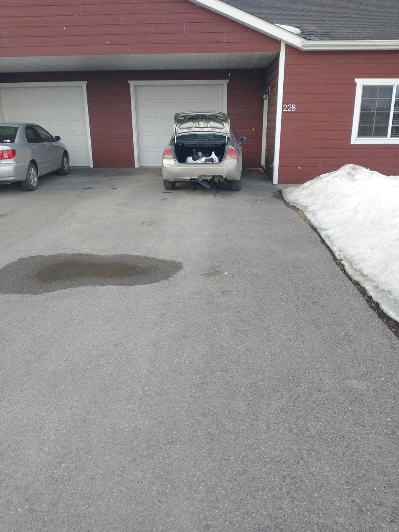 Modern Townhome Enclosed Garage Washer & Dryer