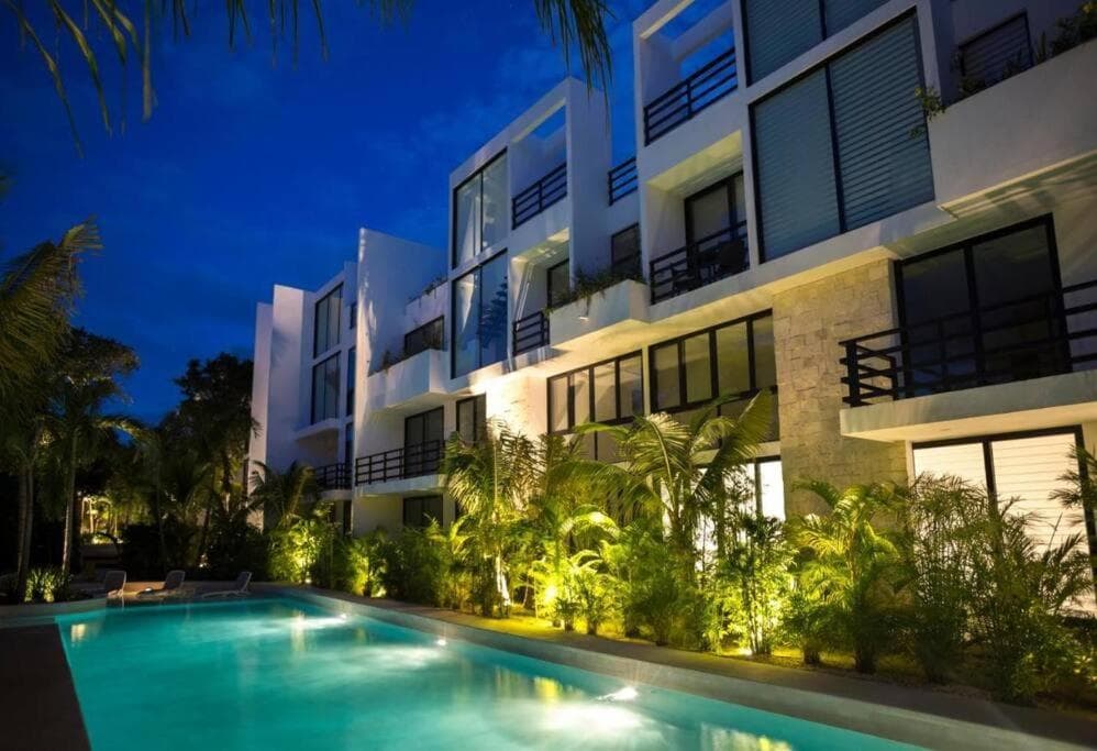 Amplio dpto Tulum country club