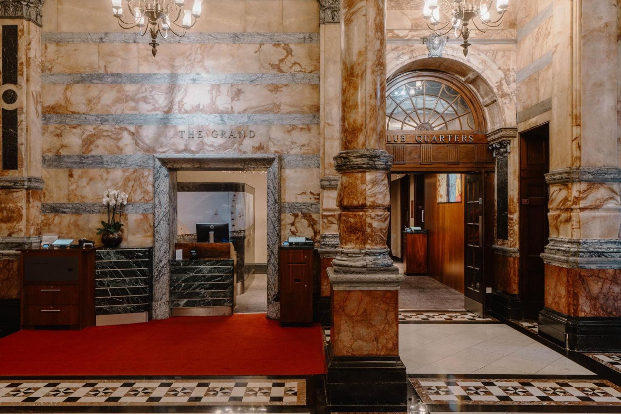 hotel reception