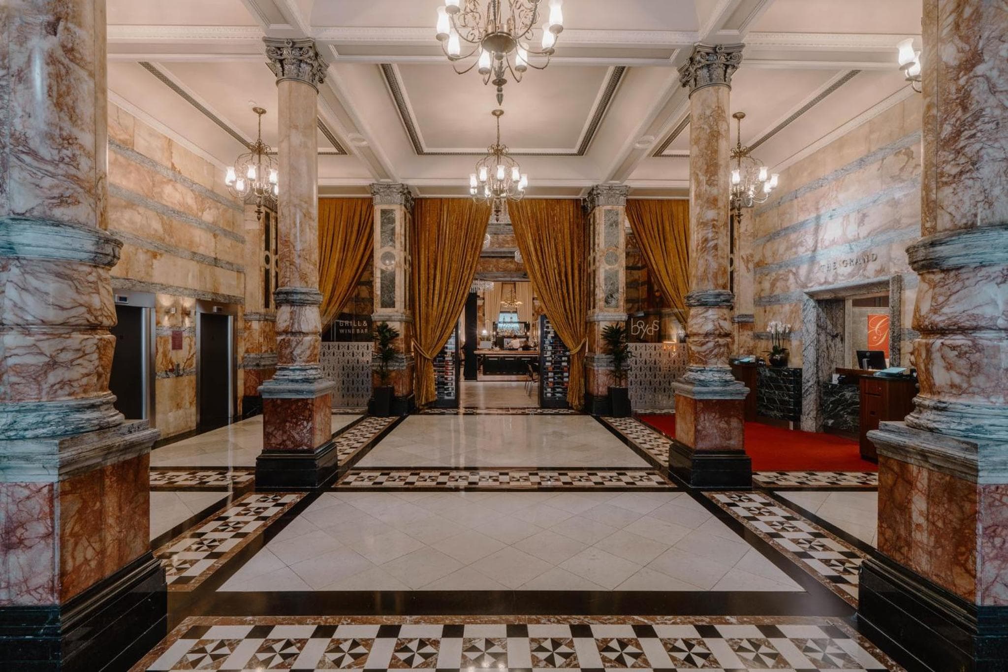 hotel reception