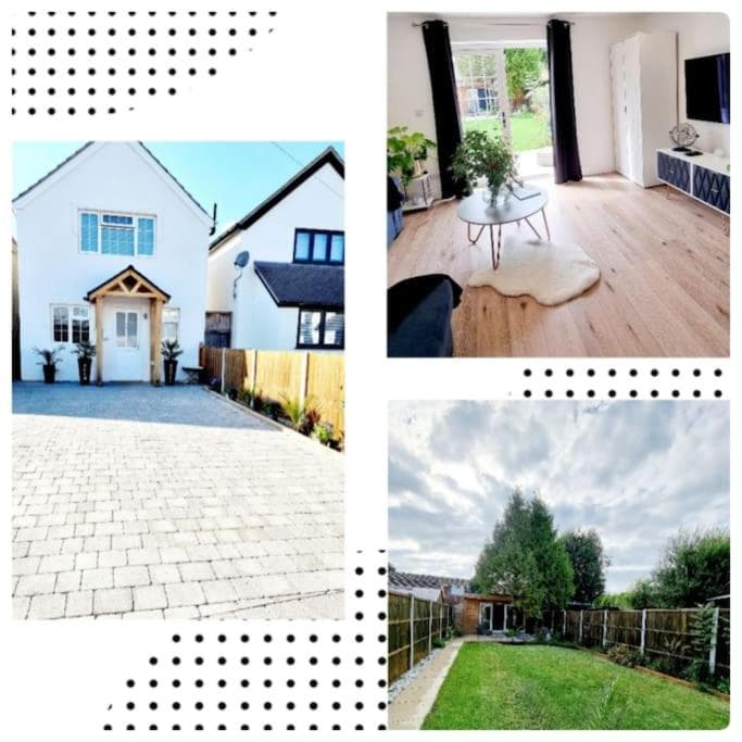 Detached House Work Holiday Relax Private Parking Nature 10miles away from Heathrow Airport