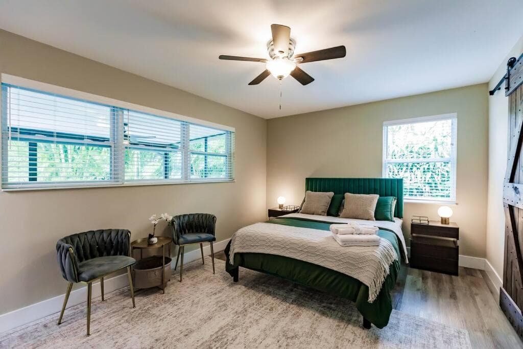 Modern 3BR Escape Has Pets, Free Parking, Workspace