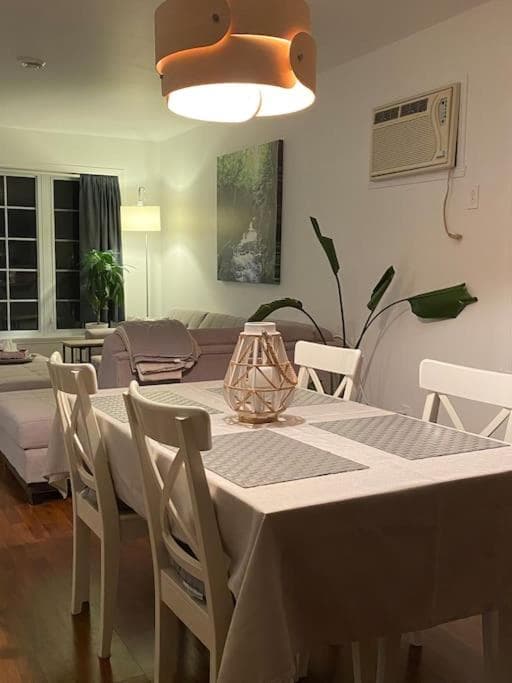 Bright & Cozy Apartment - Park Views, AC & Parking