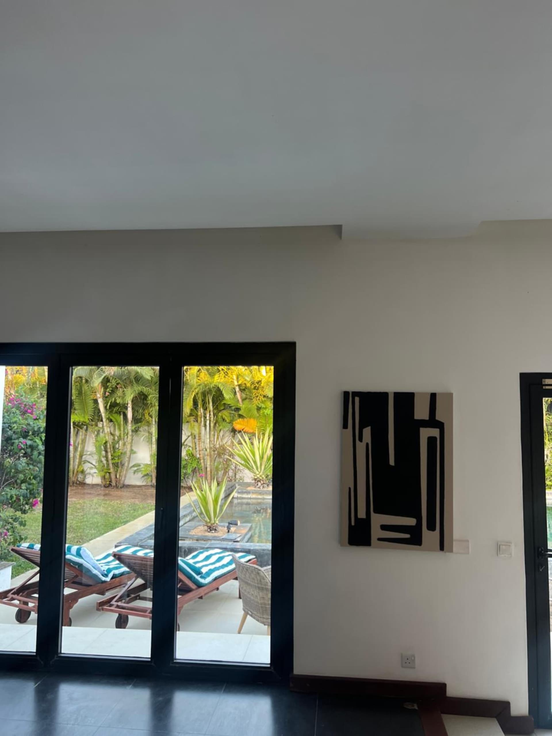 Blue Palm Villa with Private Pool & Tropical Garden