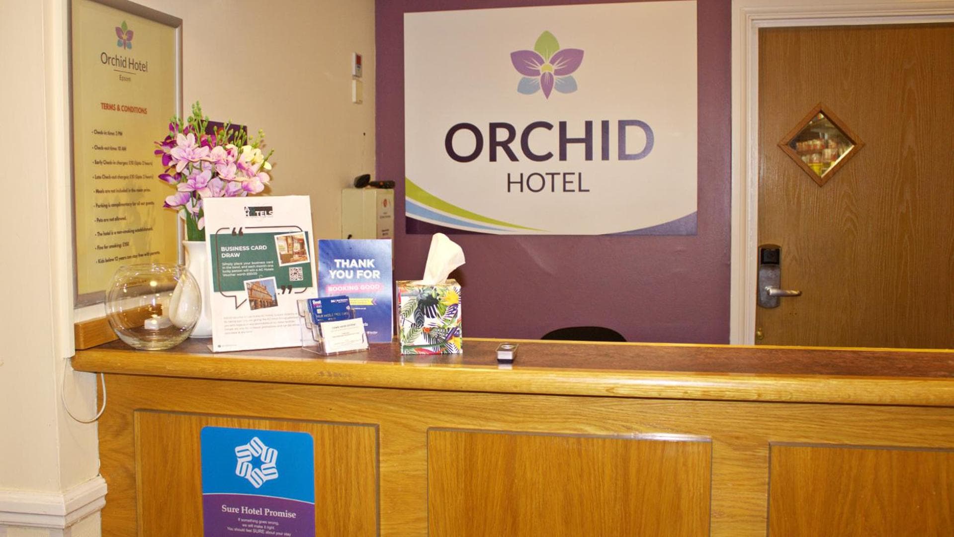 Orchid Hotel, Epsom Surrey, Sure Collection by Best Western
