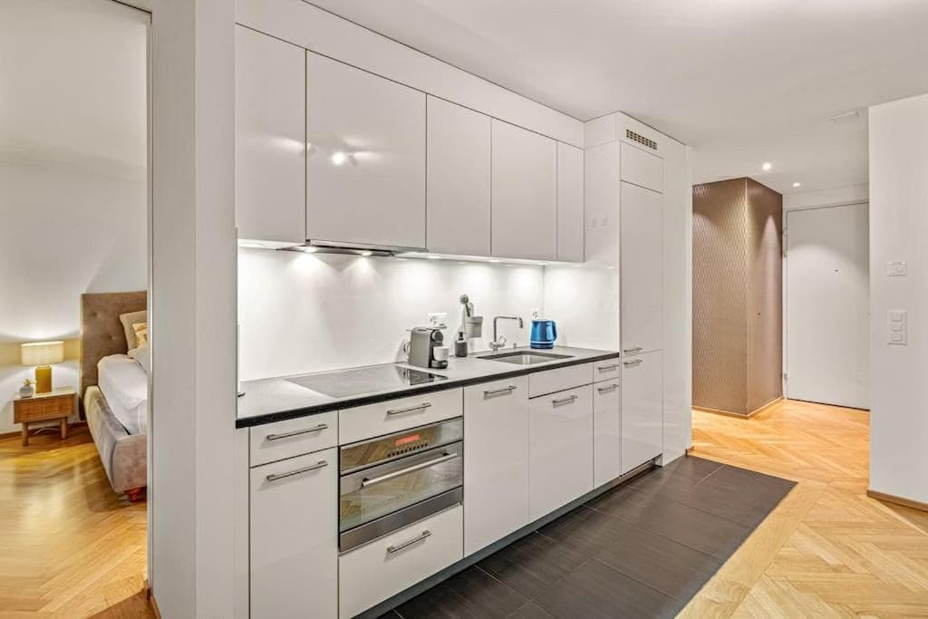 Im Stadtzentrum gelegenes Apartment mit Kingsize Bed