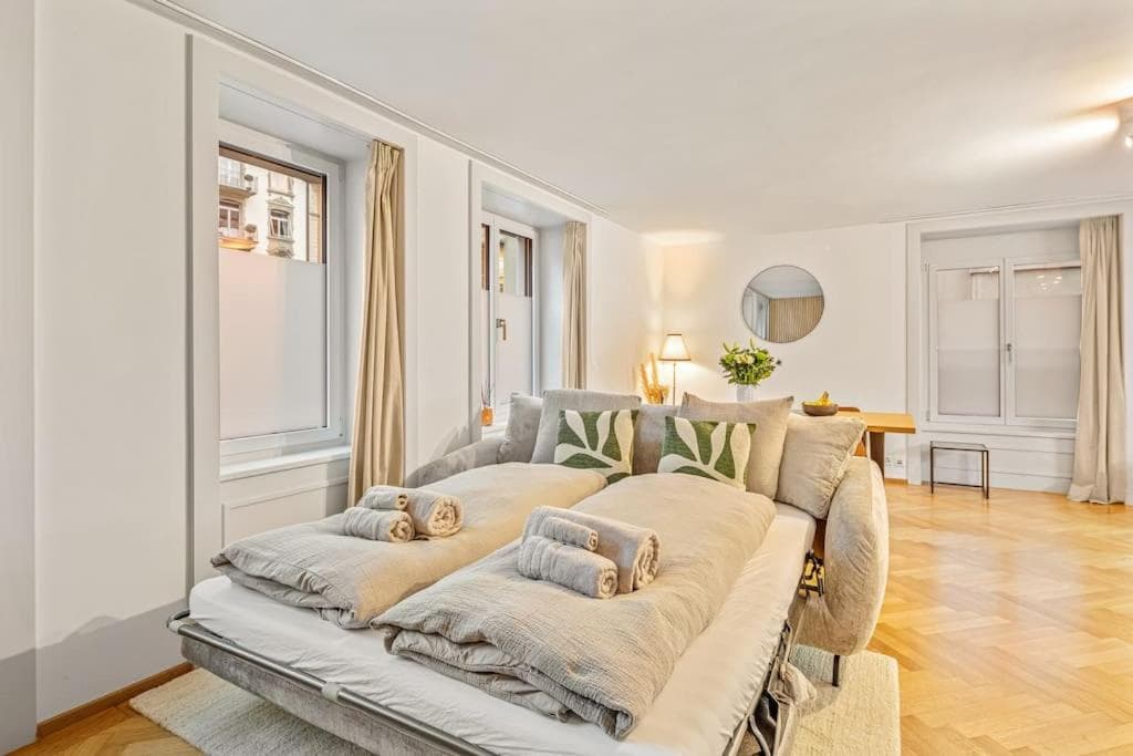 Im Stadtzentrum gelegenes Apartment mit Kingsize Bed