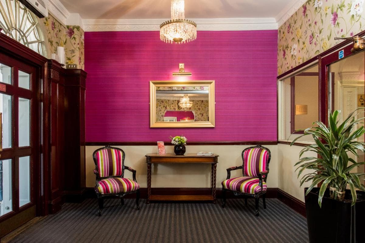 hotel reception