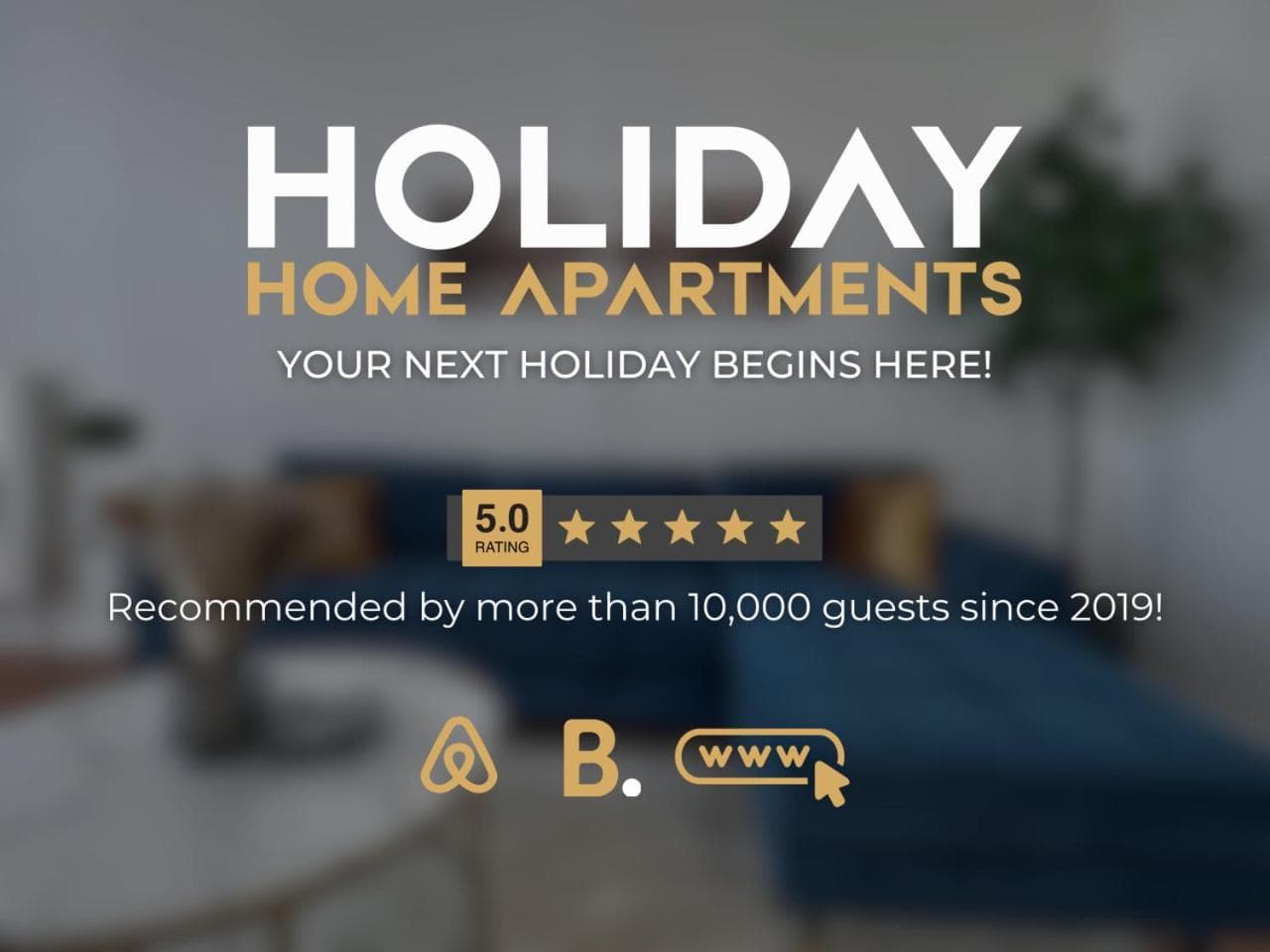HolidayHome Apartments I Airport Deluxe Condo with Terrace