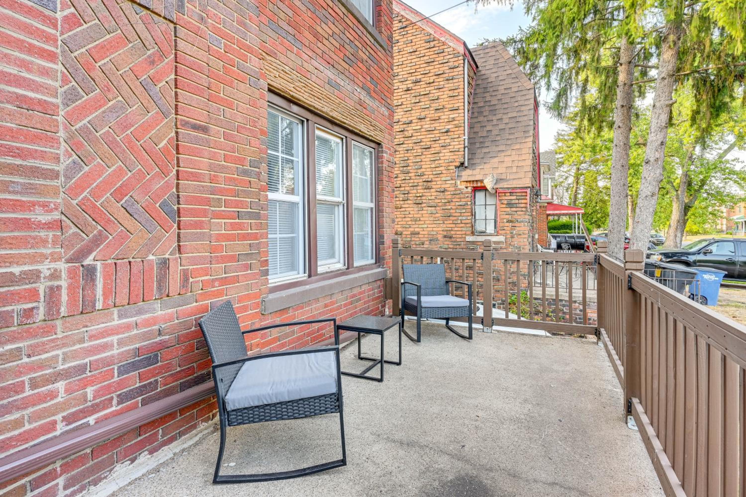 Dogs Welcome! Stylish Detroit Tudor with Fenced Yard