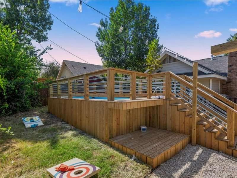 Poolside Paradise Game Room Fire Pit Hot Tub