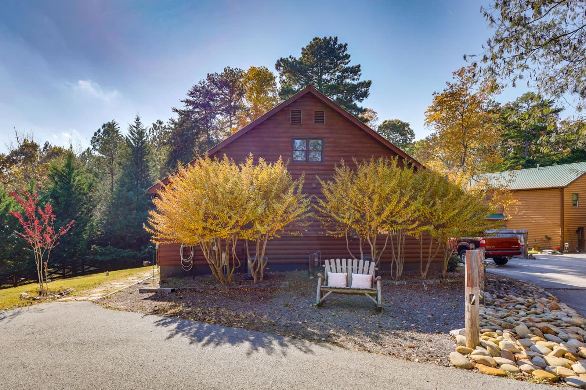Steps to Lake Lanier: Wooded Escape w/ Boat Dock