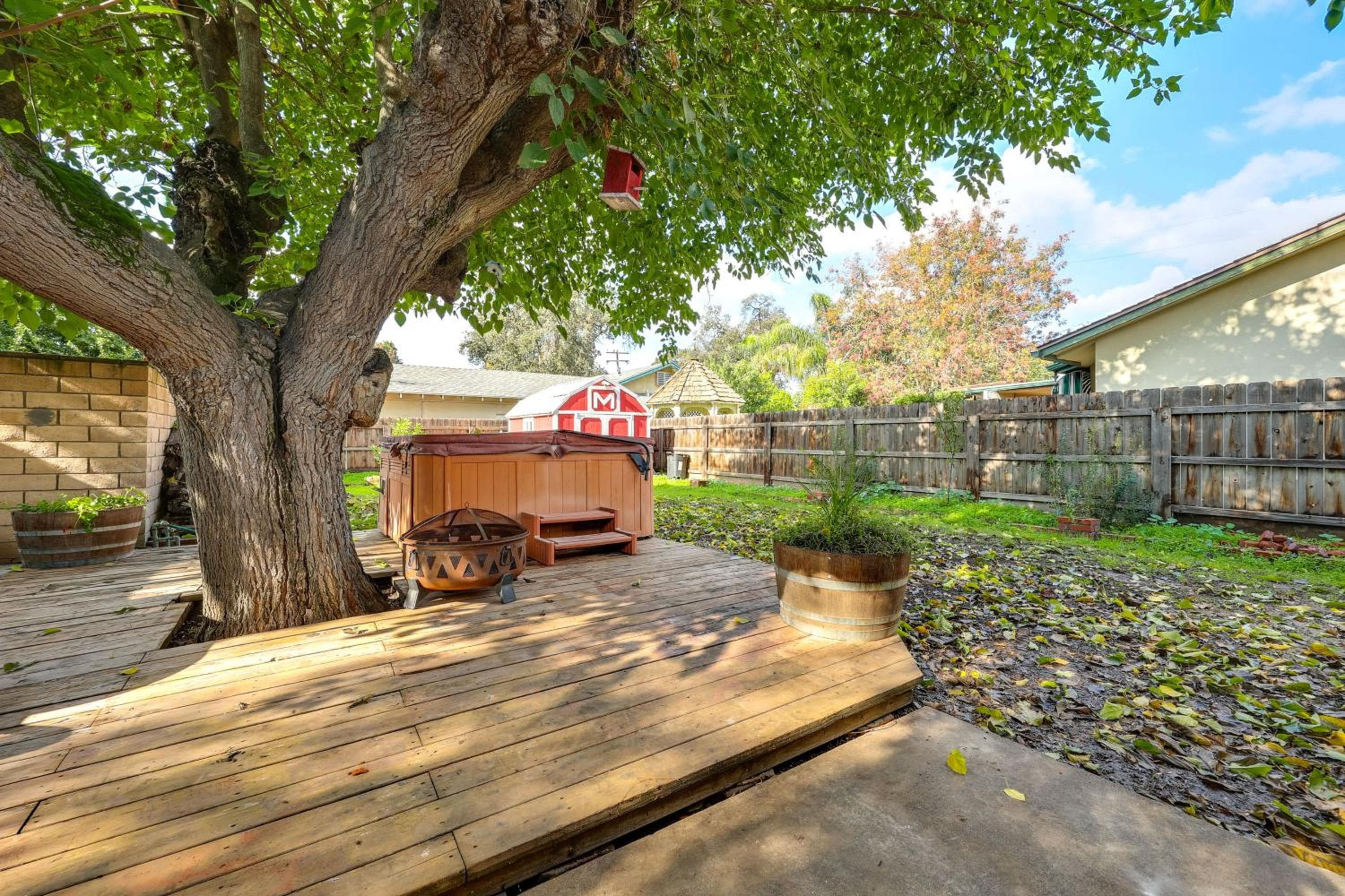 Hot Tub, Patio & Outdoor Games at Visalia Home