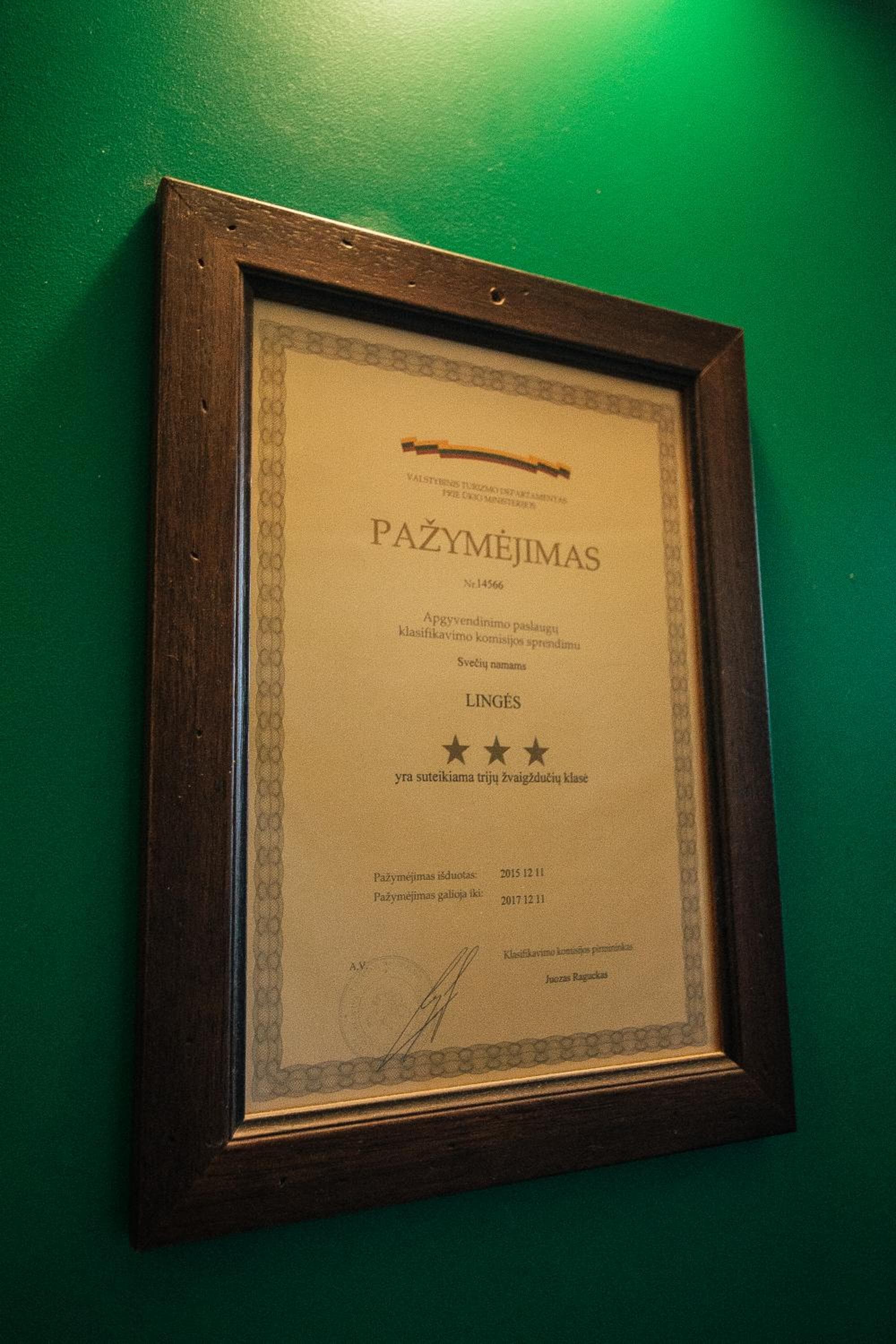 Svečių namai Lingės