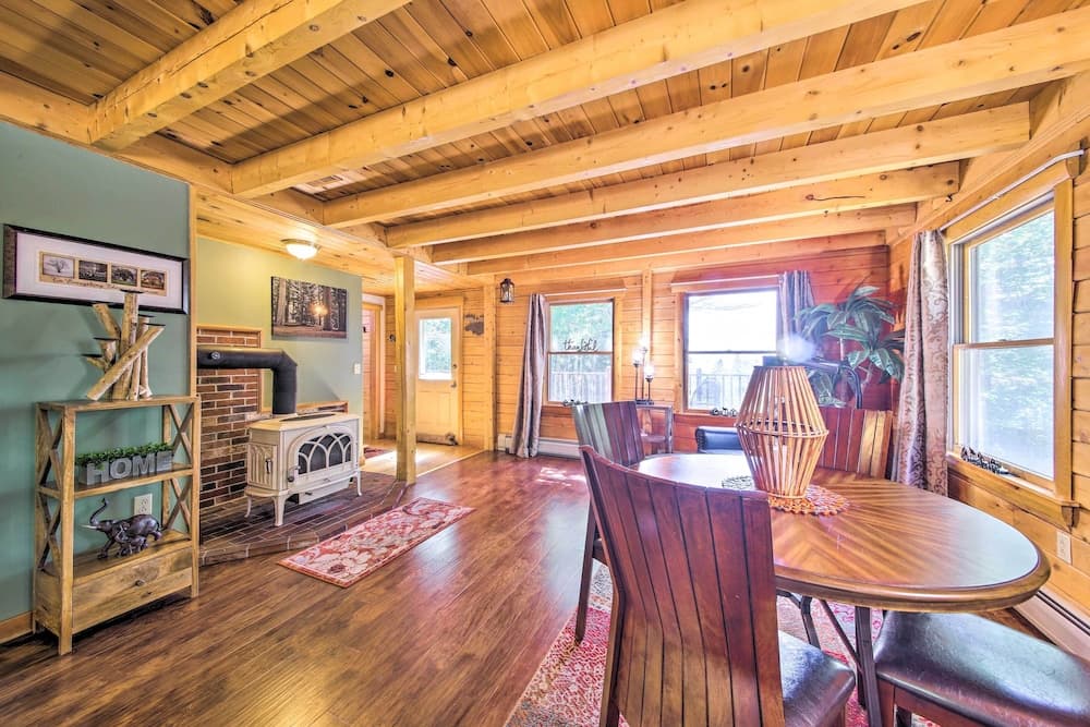Spacious Down East Cabin w/ Deck + Views!