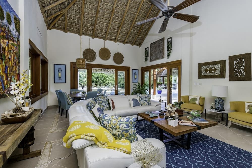 One of the Best Cap Cana Villas for Rent Large Pool Jacuzzi Chef Maid