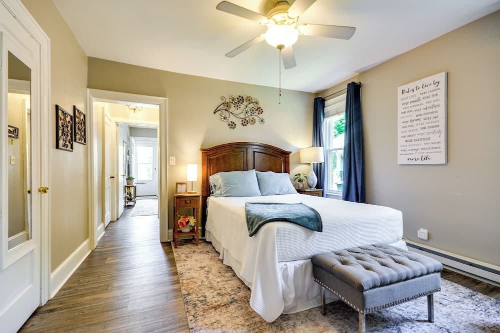 Walk Downtown: Inviting Apartment in Greensboro!