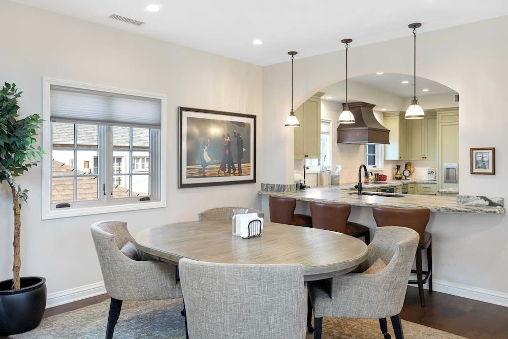 Seventh & Shore Stylish Seal Beach Home w/ Elevator, Fireplace + Bold Design