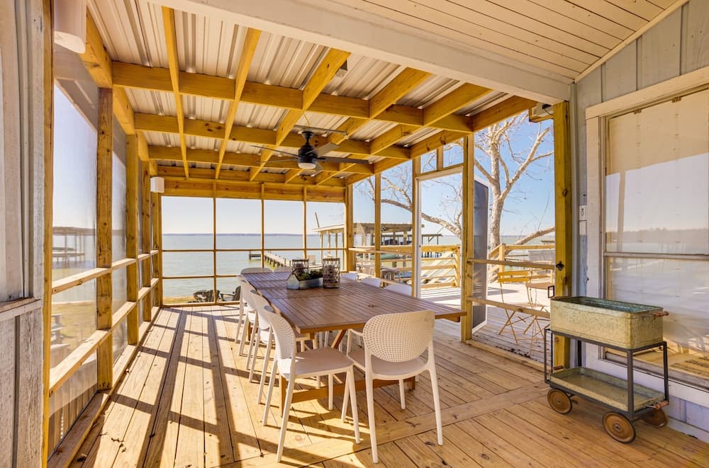 Waterfront Livingston Home w/ Dock & Porch!