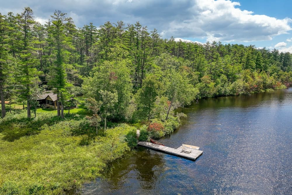 Lakefront Lovell Home w/ Dock: Walk to Town Beach!