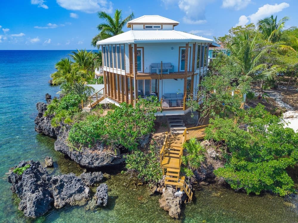 Awesome Over The Water Overlooking West End - Aire Agua 3 Bedroom Home by RedAwning