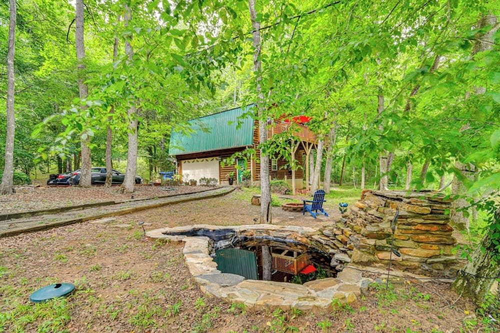 Riverfront Rutherfordton Retreat w/ Fire Pit!
