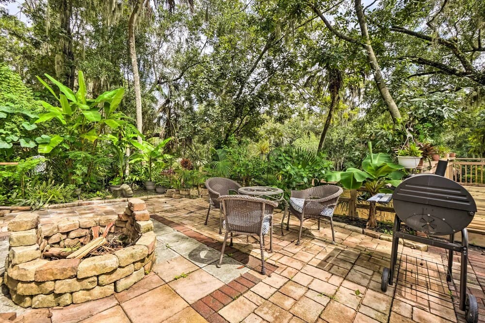 Lush Riverfront Escape w/ Private Boat Dock!