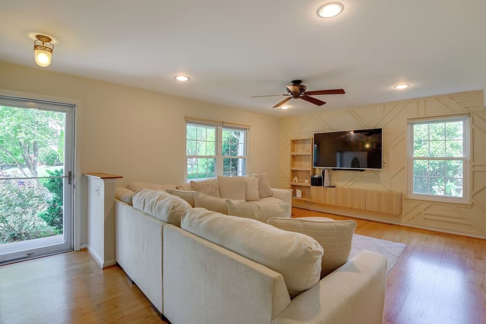 Room to Work & Relax! Laurel Home w/ Office, Yard