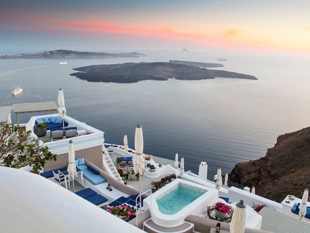 Iconic Santorini by Sandglass