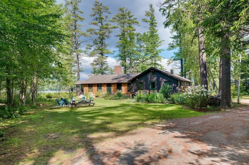 Lakefront Lovell Home w/ Dock: Walk to Town Beach!