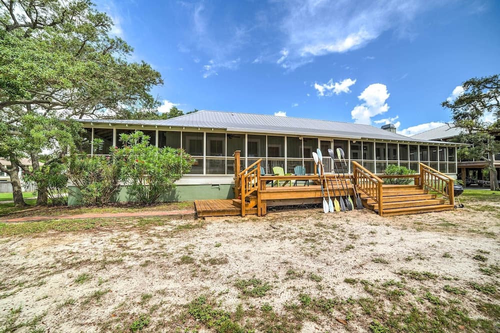 Waterfront Perdido Beach House w/ Canoes & Kayaks!