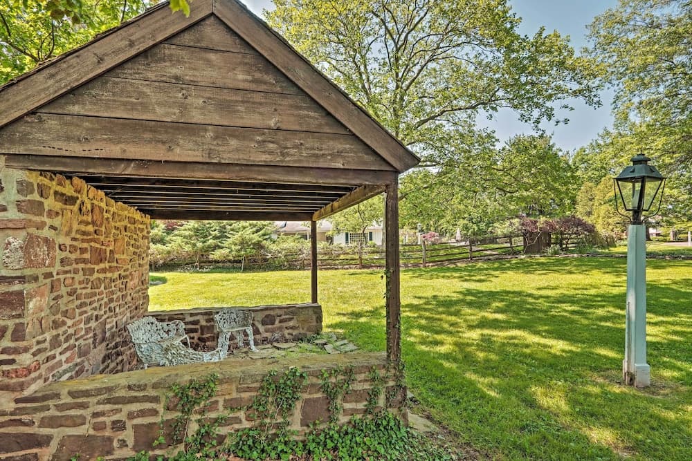 Pool & Courtyard: Timeless Home in Lansdale