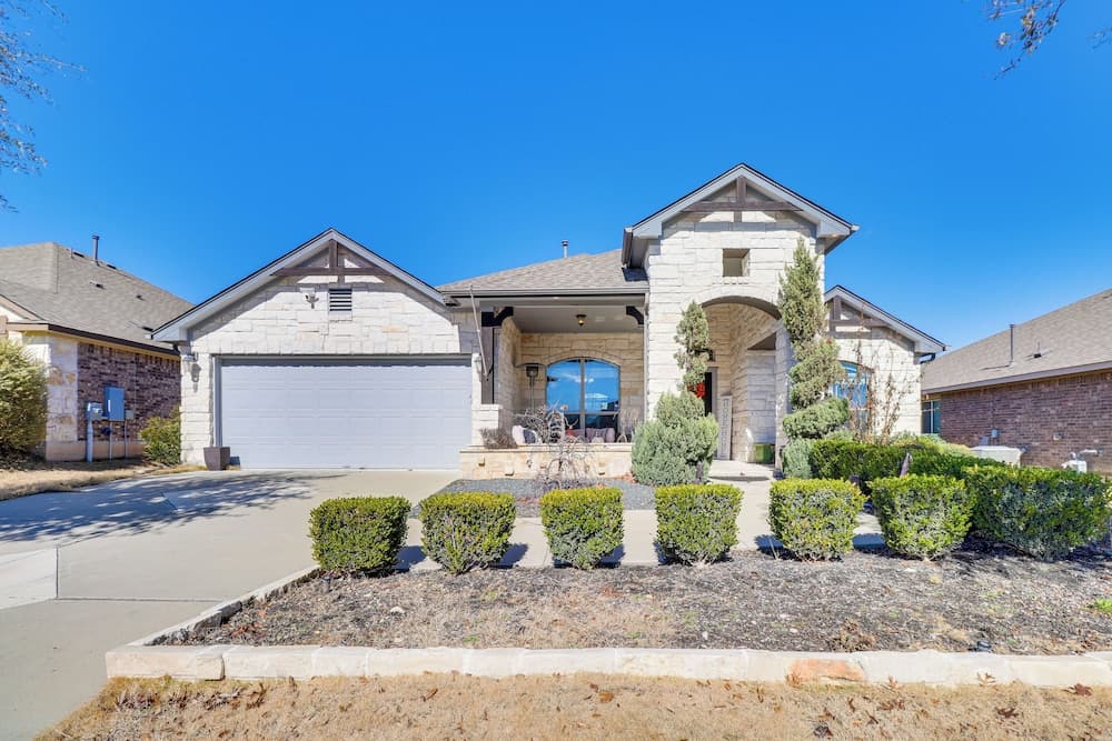 Covered Patio + Yard: Spacious Leander Home!