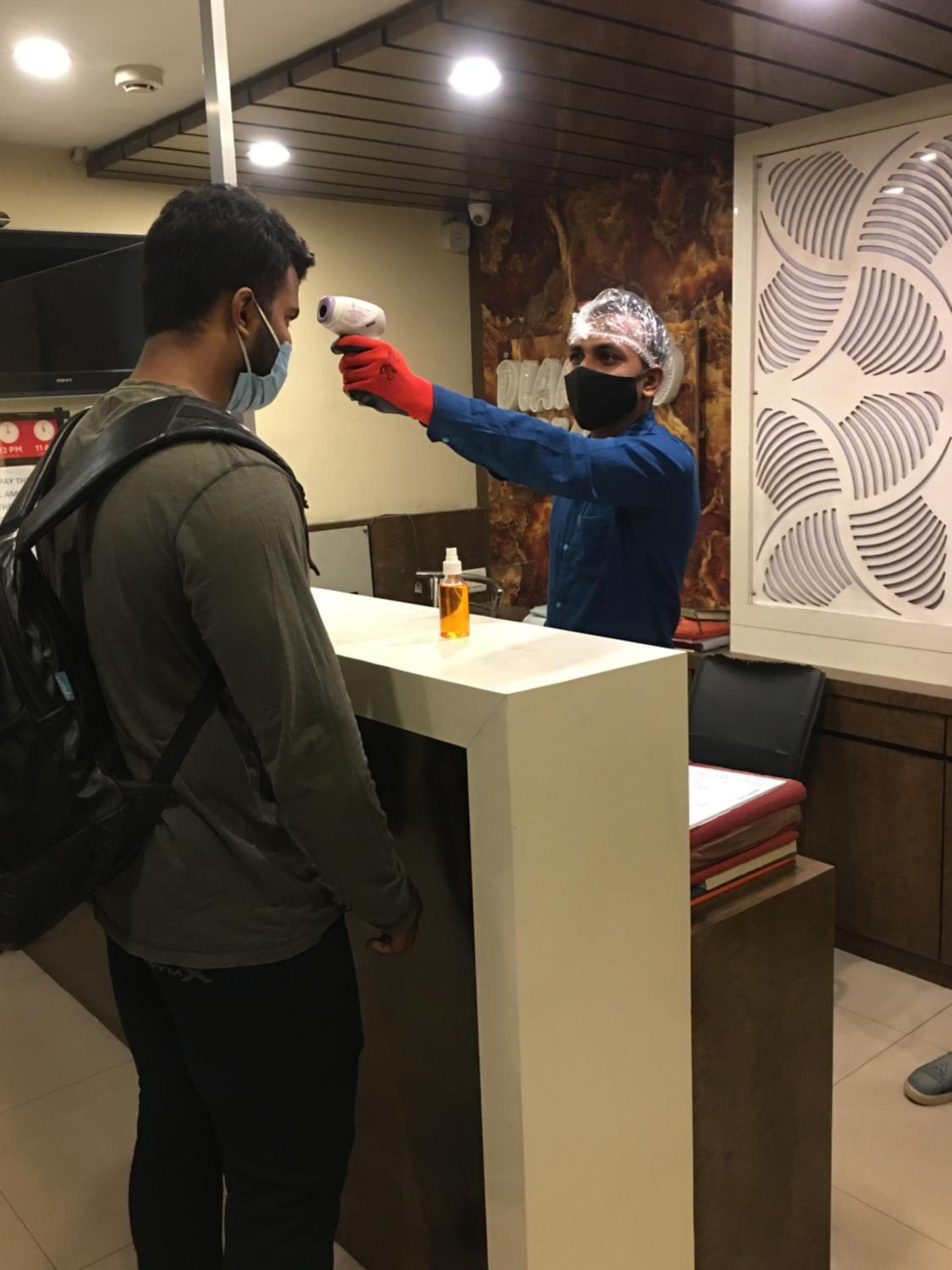 hotel reception