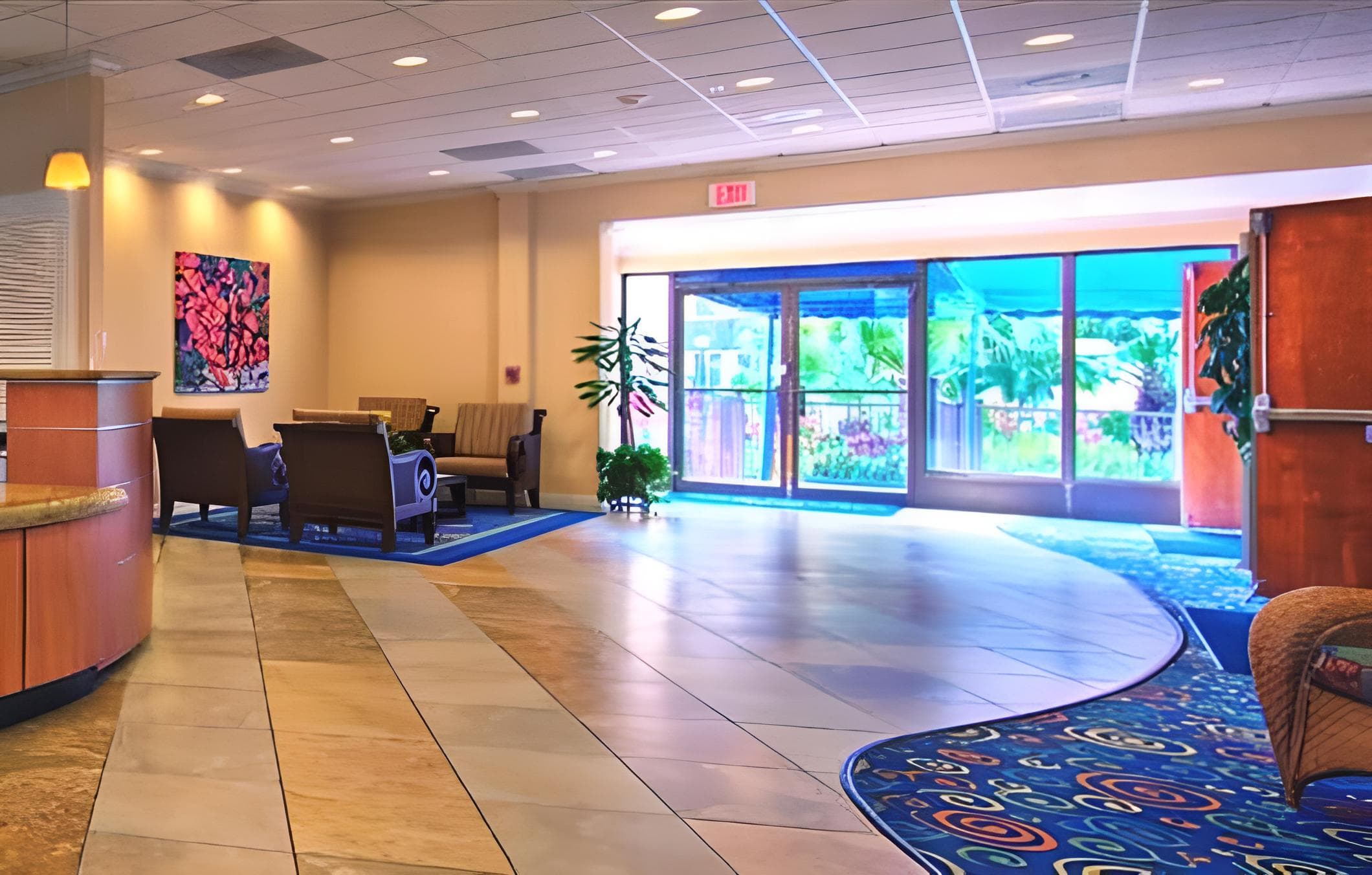 hotel reception