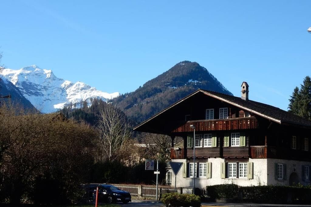 Zentral gelegene Wohnung mit grossem Garten